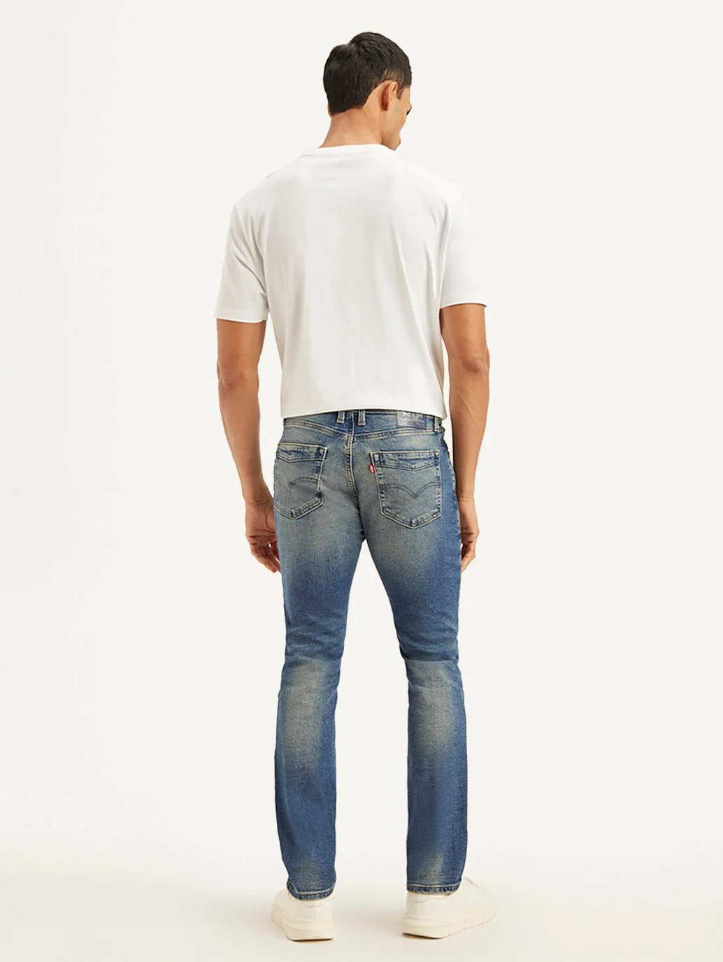 Men's 511 Blue Slim Fit Mid Rise Jeans Perfect Fit