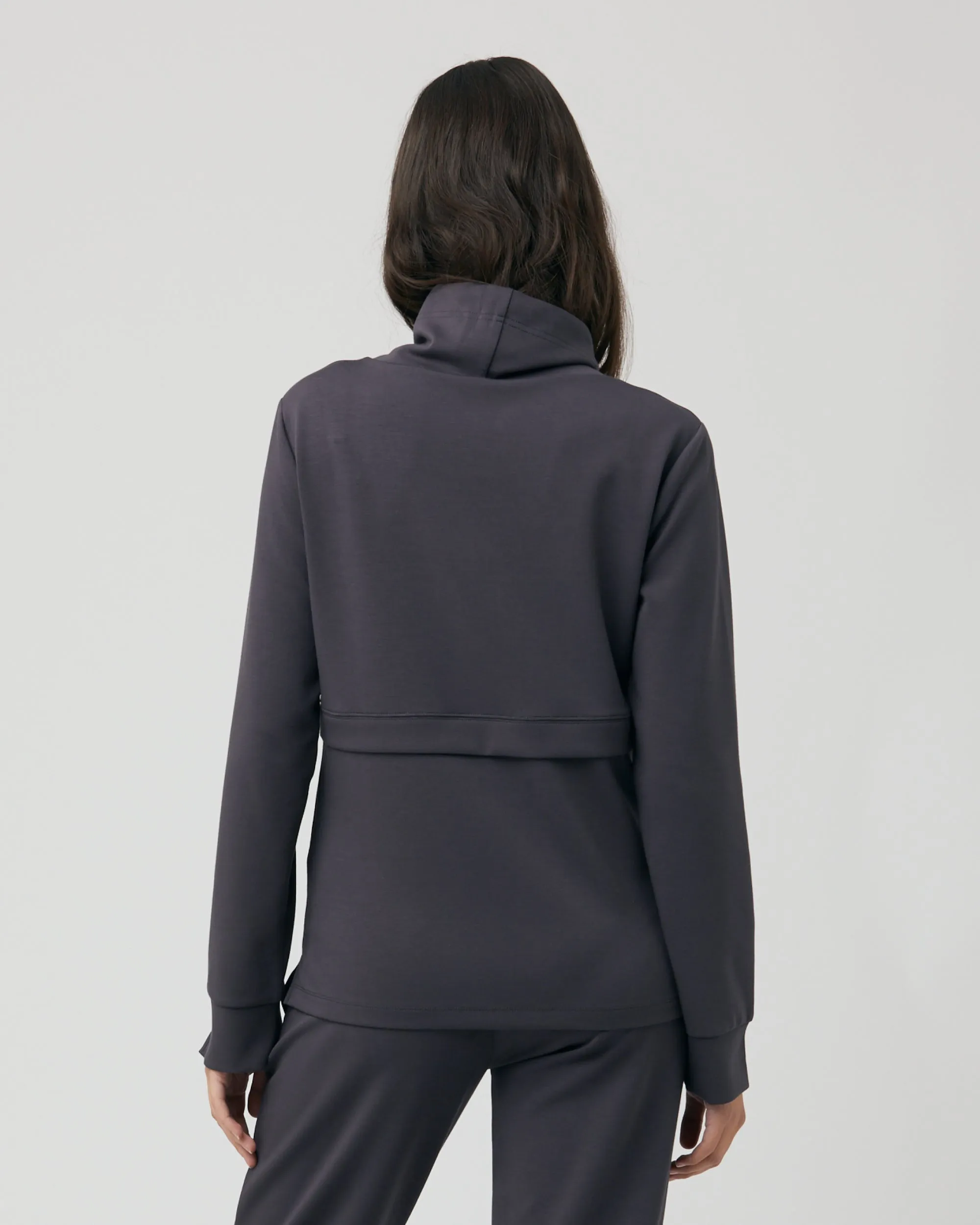 easy lift Scuba Nursing Jumper  Slate