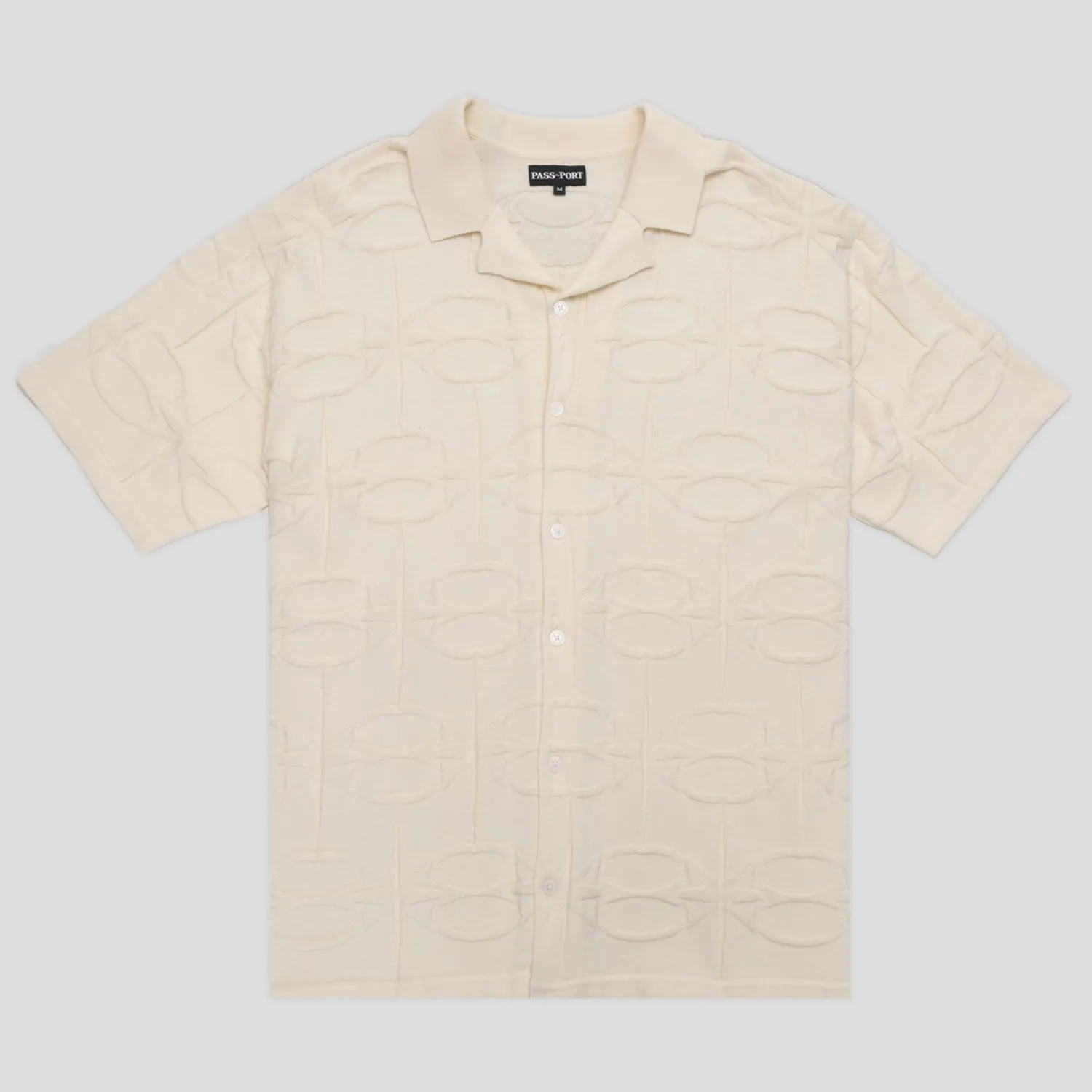 Pass~Port Soap Sparkle Organic Knitted Leagues Shirt - Cream vacation wear Everyday Wear