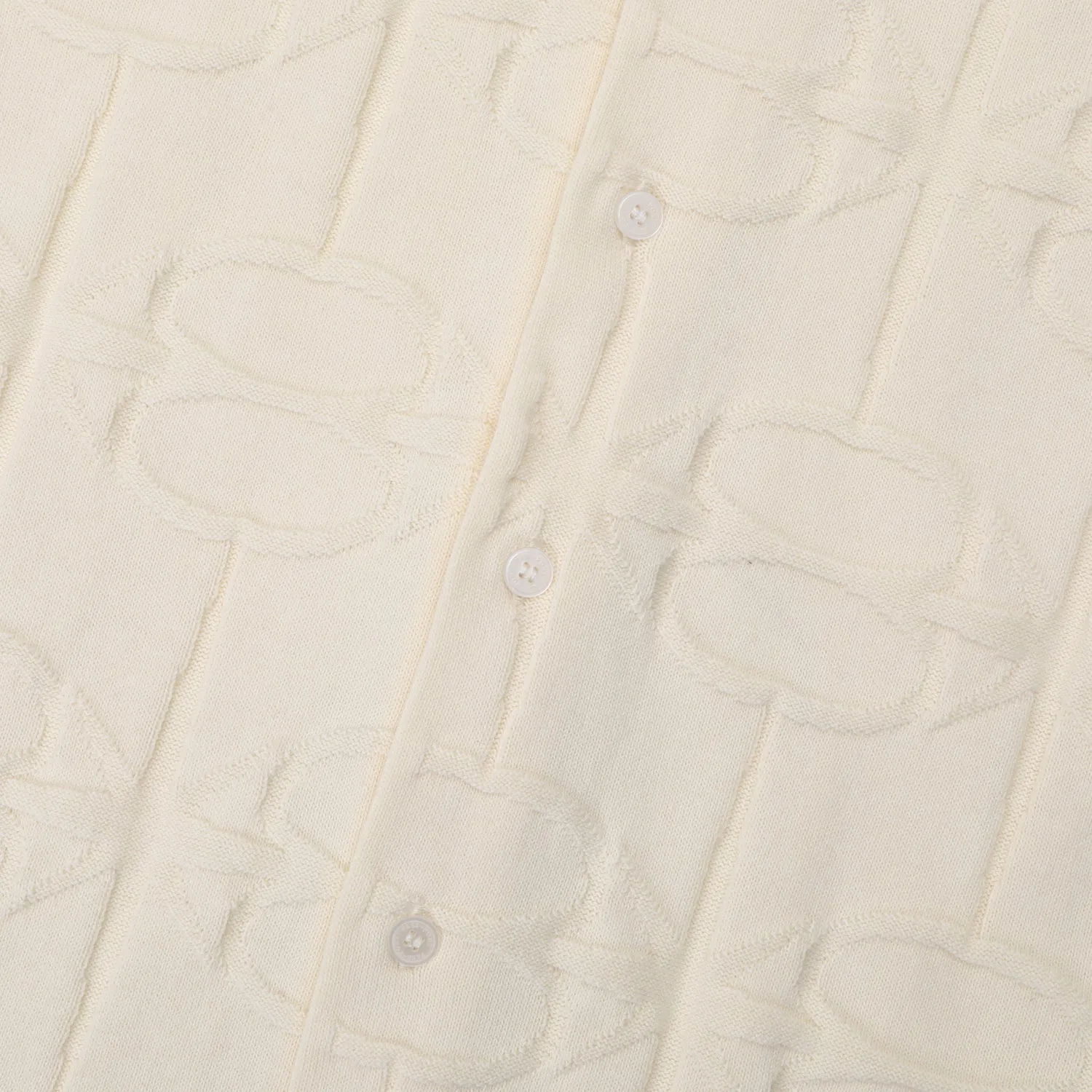 Pass~Port Soap Sparkle Organic Knitted Leagues Shirt - Cream Seamless construction Bold Statement