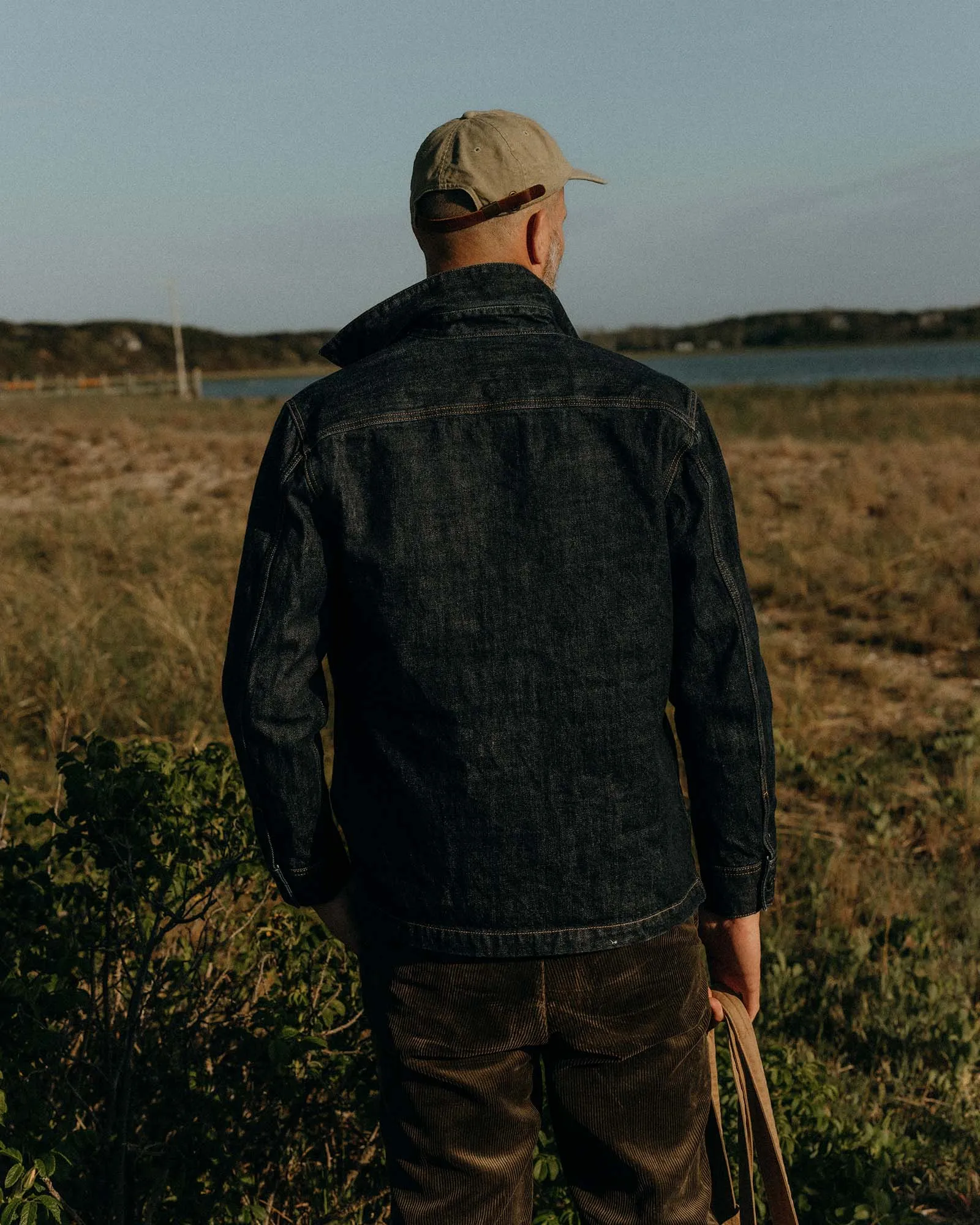 Outdoor Adventure Wear The Shop Shirt in Rinsed Indigo Selvedge