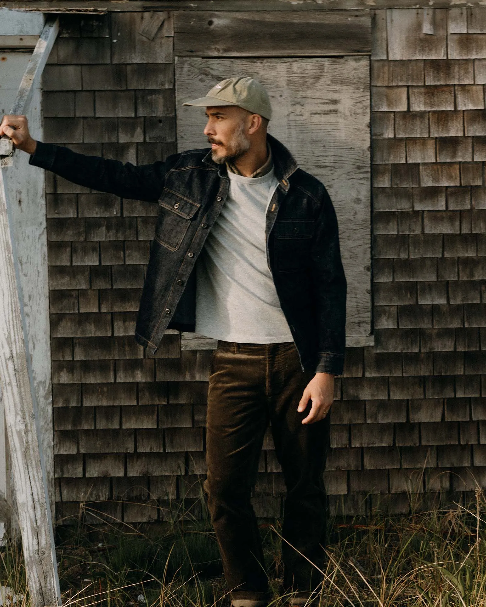 The Shop Shirt in Rinsed Indigo Selvedge Hidden Ventilation Zones