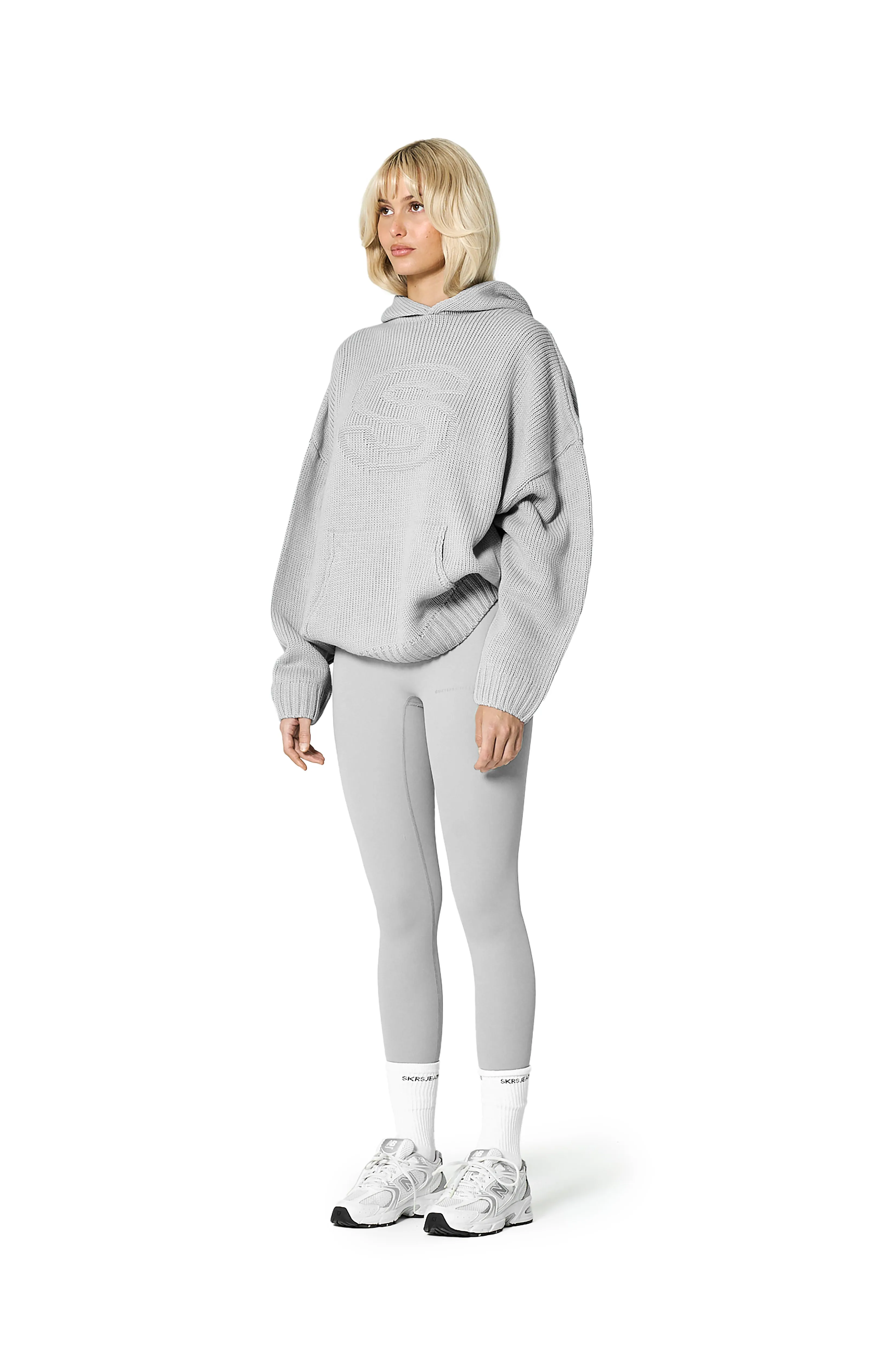 Seekers Knit Hoodie in Cathedral Polished Feel