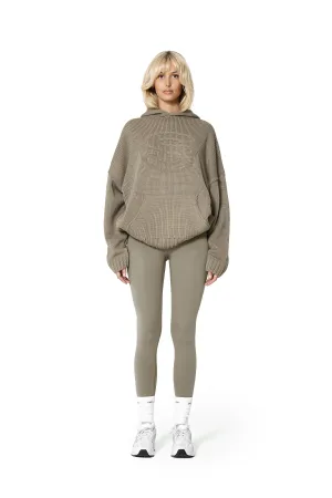 Seekers Knit Hoodie in Crypt Minimal Comfort