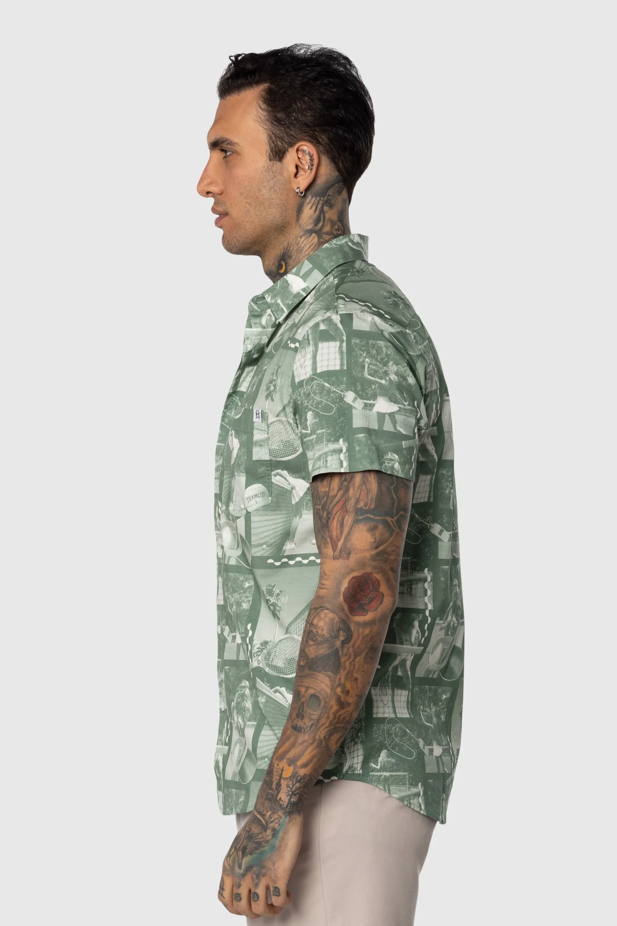 Trendy Layer Casual Design Love-Love Classic Button Up