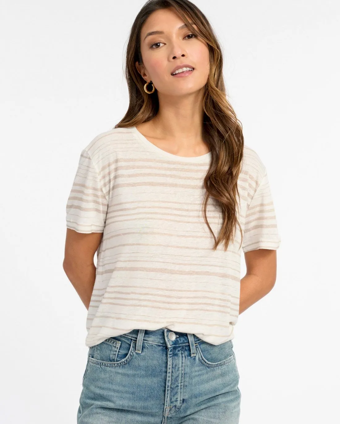 VintageWashEffect Skyla Crew Neck Tee