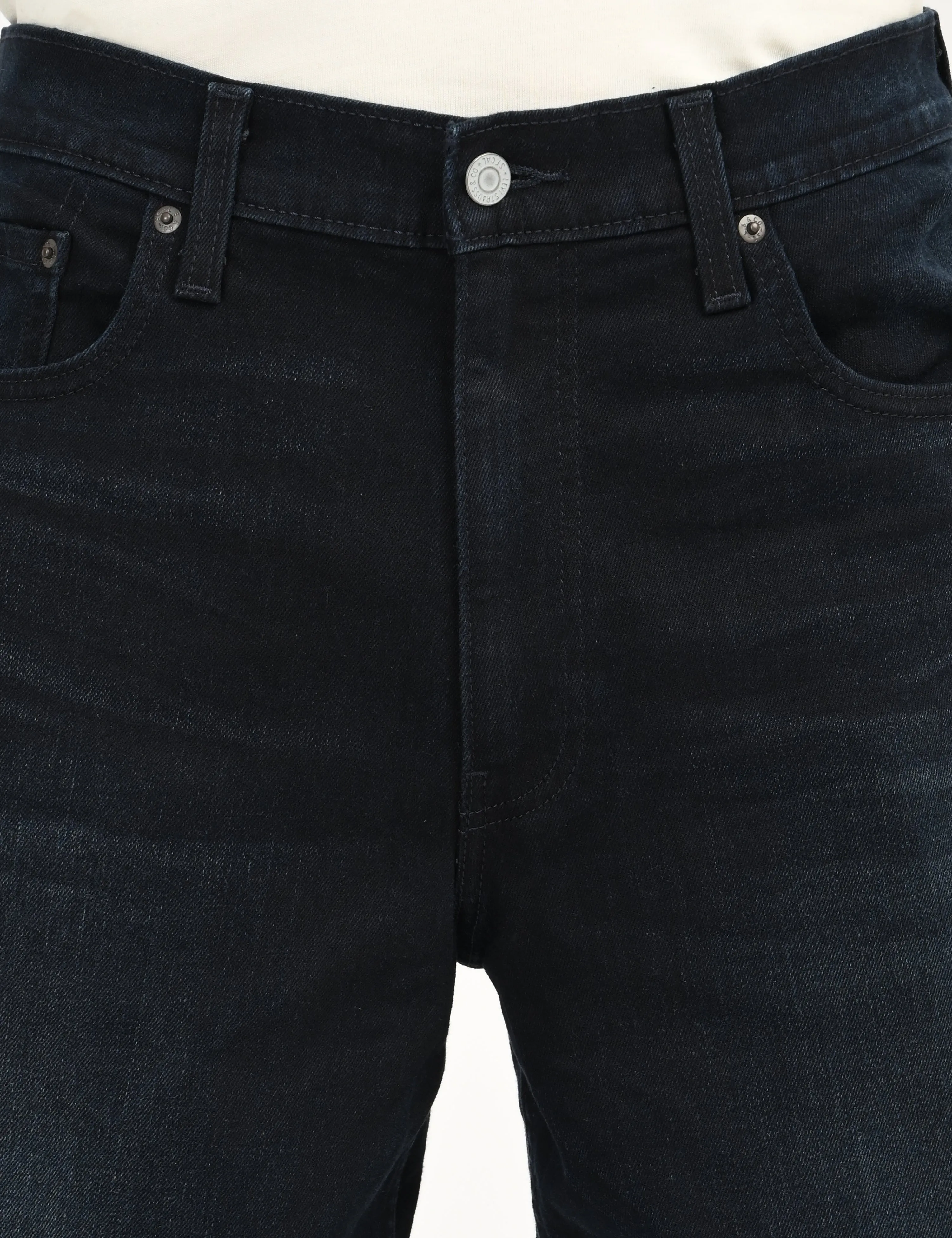 Daily Choice Casual Comfort Men's 578 Dark Blue Loose Fit Mid Rise Jeans