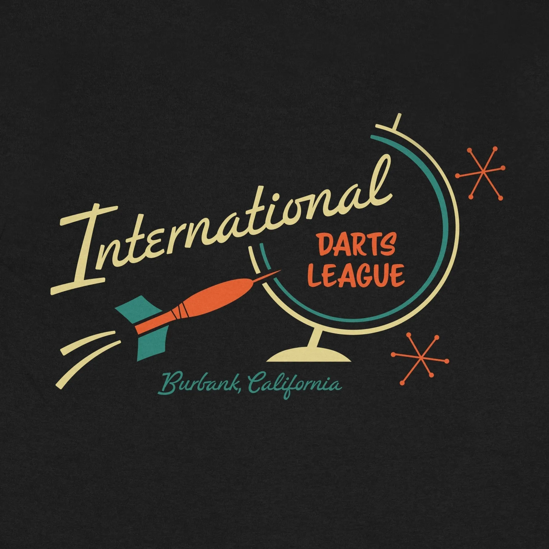 Tear Resistant Roomy Waistband International Darts League Tee