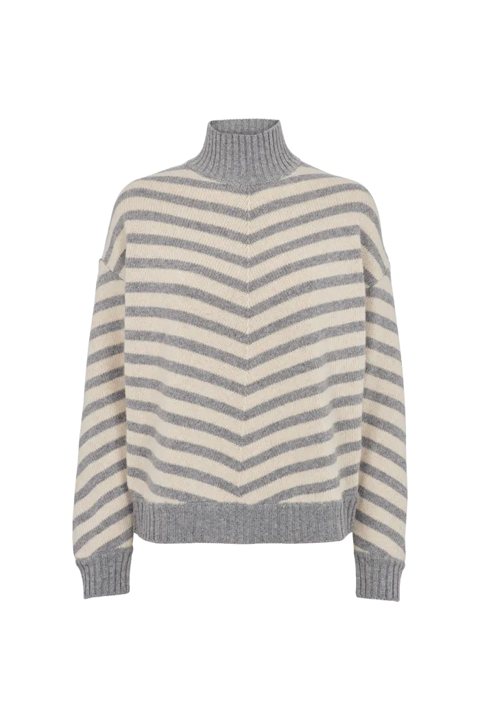 EcoFriendly Dye Line Turtle - L. grey melange / grey melange