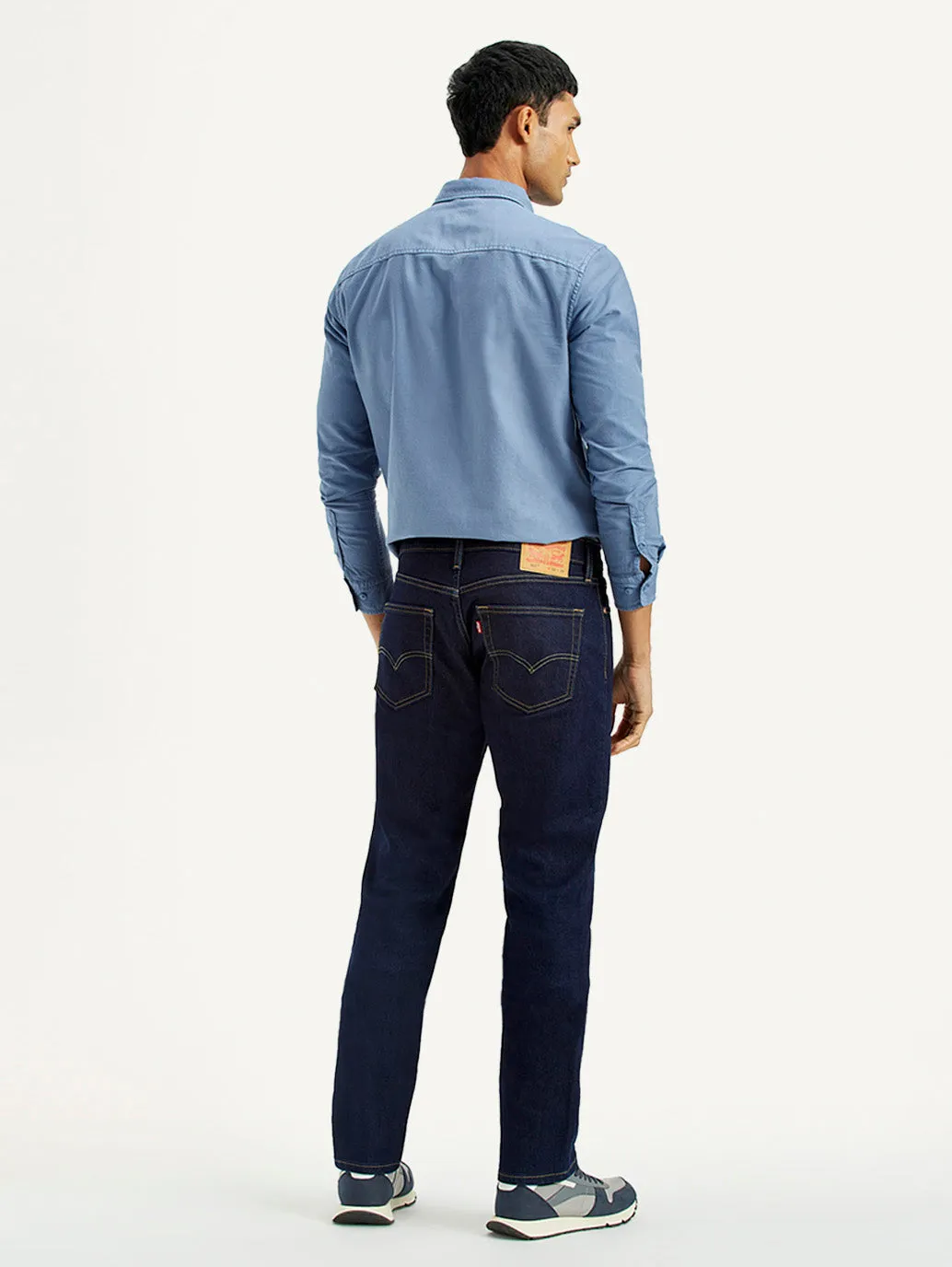 Year Round Piece Men's 511 Dark Blue Slim Fit Mid Rise Jeans