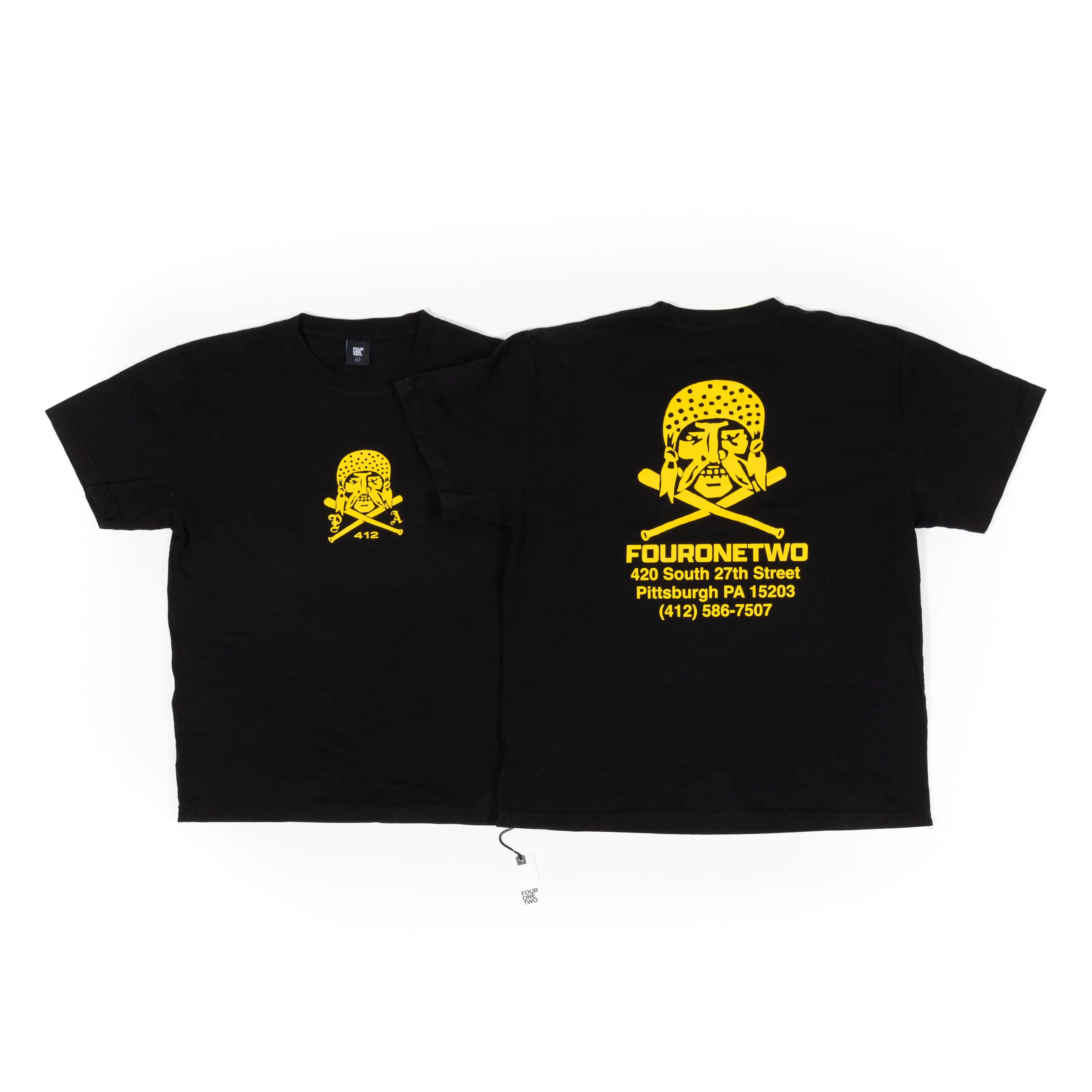 412? Jolly Roger Shop Tee Trendy Comfort Fit