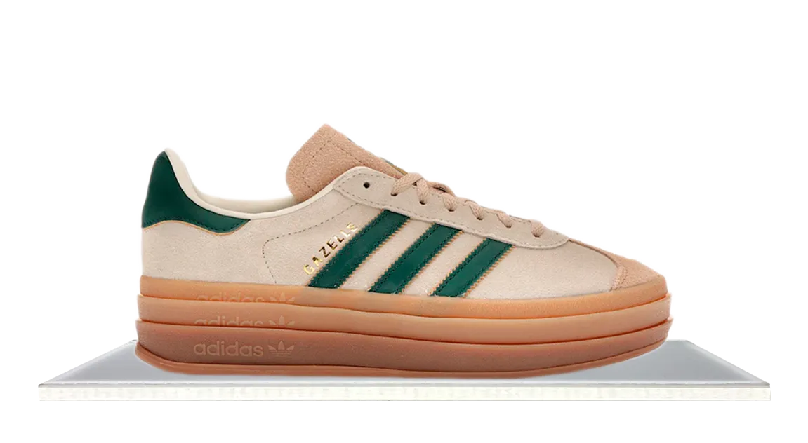 Spring Vibe Adidas Gazelle Bold Magic Beige Collegiate Green