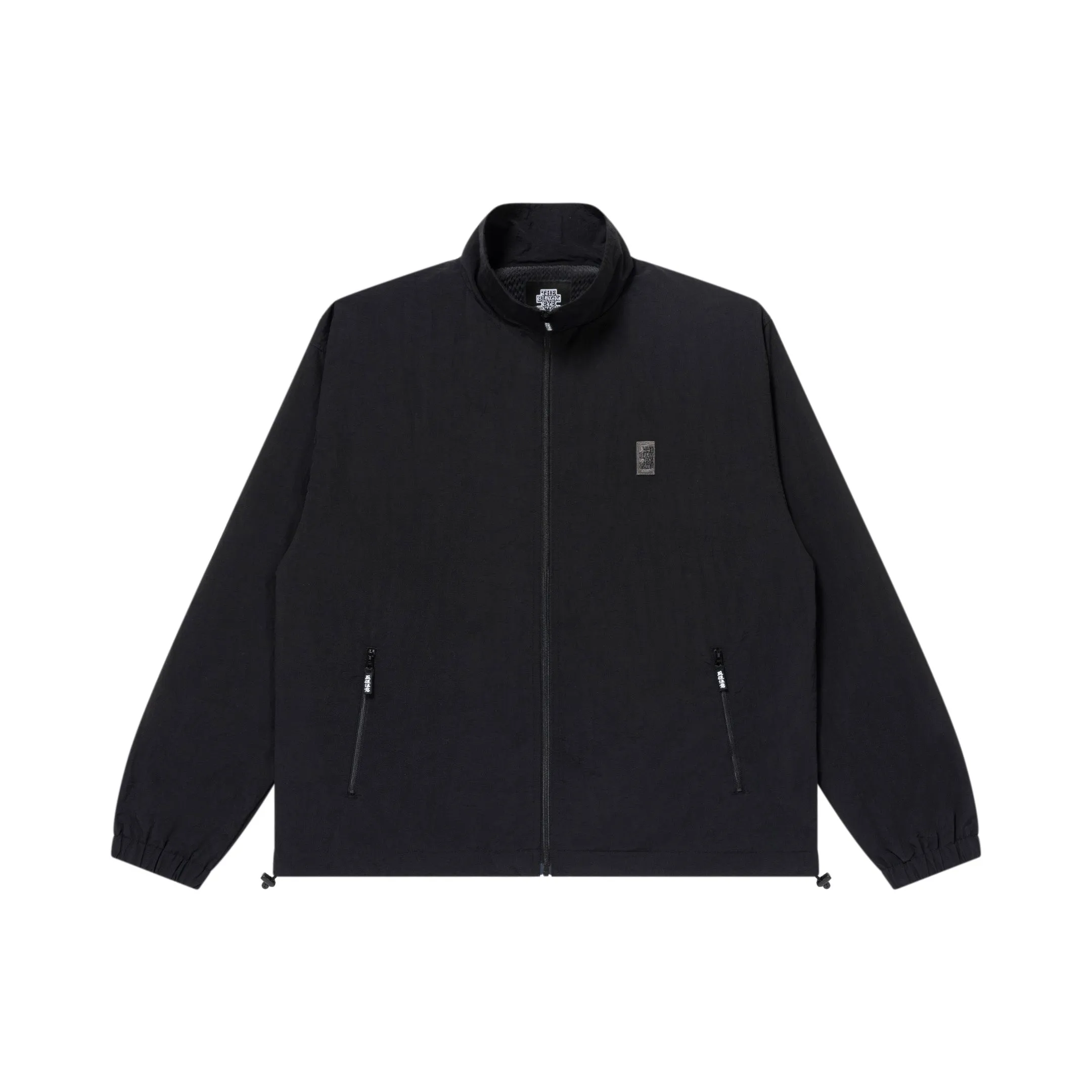 SMALL HWC NYLON TRACK JACKET BLACK Office Wear Reflective Detailing