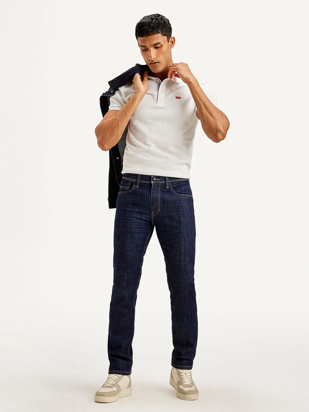 Men's 511 Indigo Slim Fit Mid Rise Jeans Lightweight Morning Stroll