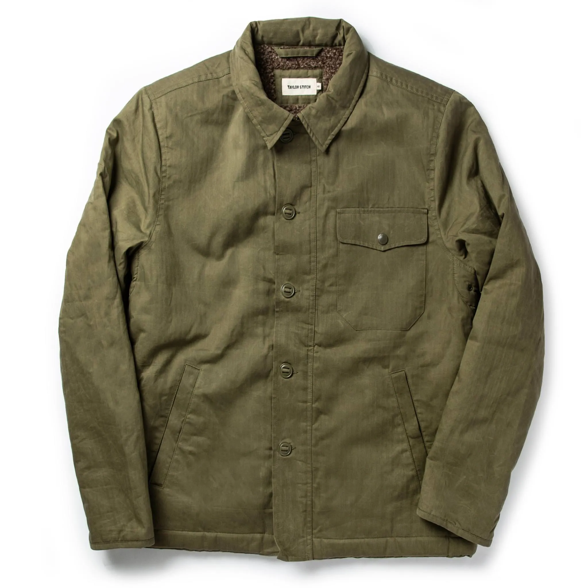 The Lined Watts Jacket in Olive All Purpose Outerwear