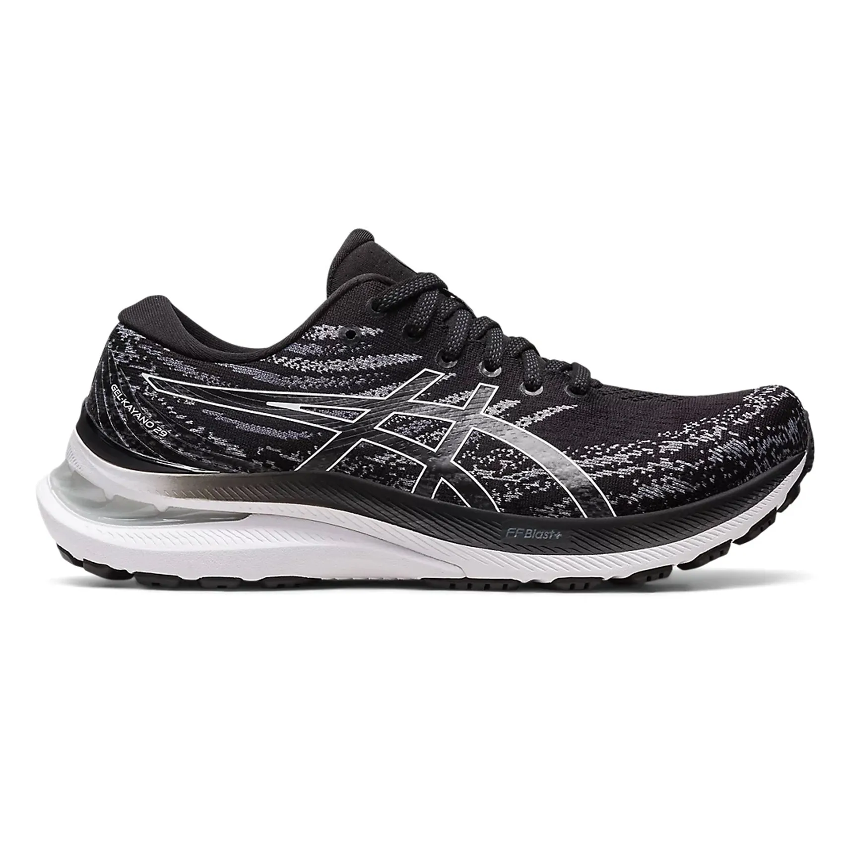 Womens ASICS GEL-Kayano 29 (Wide) running on the beach