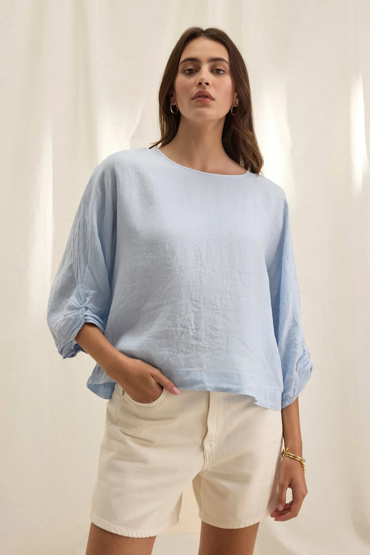 Breathable Cotton CASS LINEN TOP