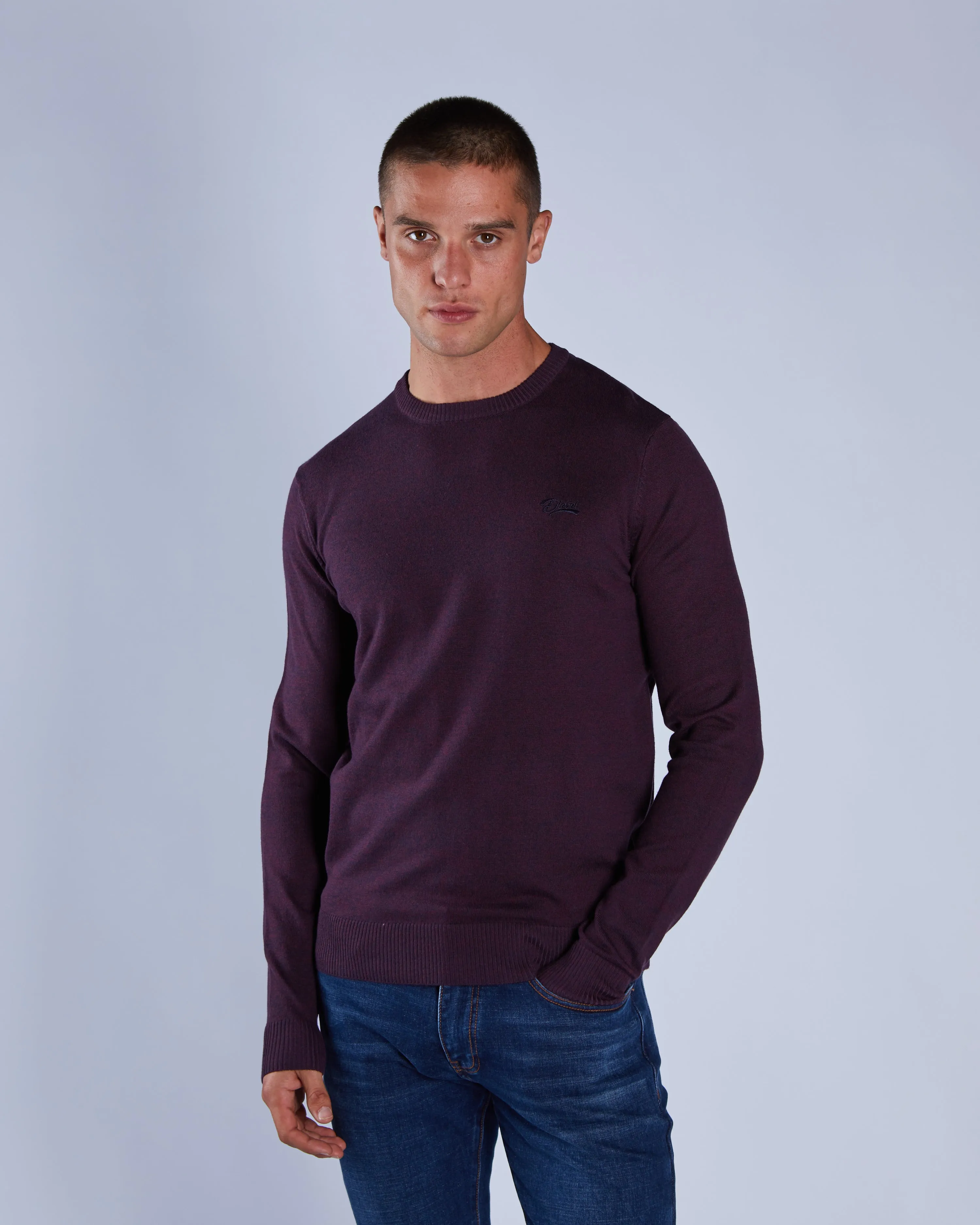Cold Weather Dylan Round Neck Fig Marl