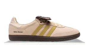 Adidas Samba x Wales Bonner Ecrtin Brown Non-Slip Design Long Step