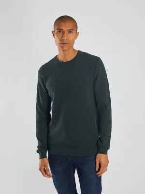 Samson Sweater Workwear Green Marl FrictionReduced Sleeve Construction