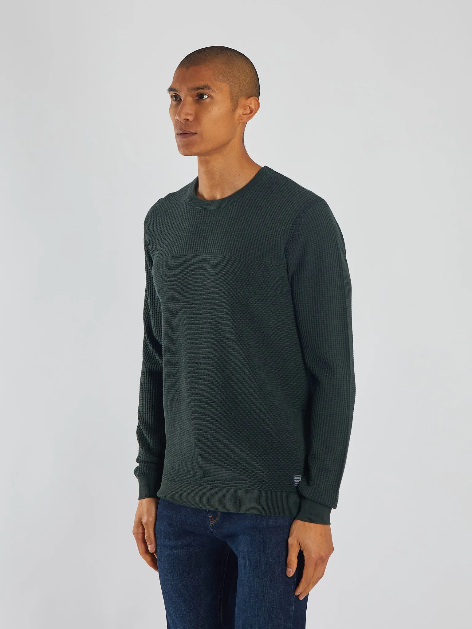 Neutral Style Samson Sweater Workwear Green Marl