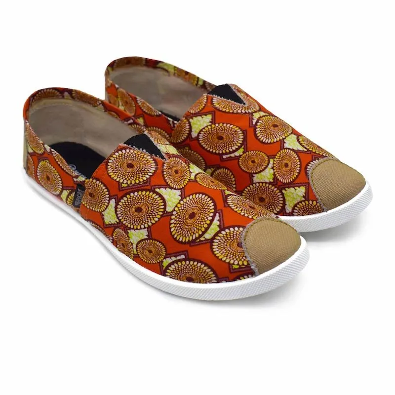 Emmy Chapisha Canvas Shoes - Multi Brick Red Skip Hike Fashionable color scheme