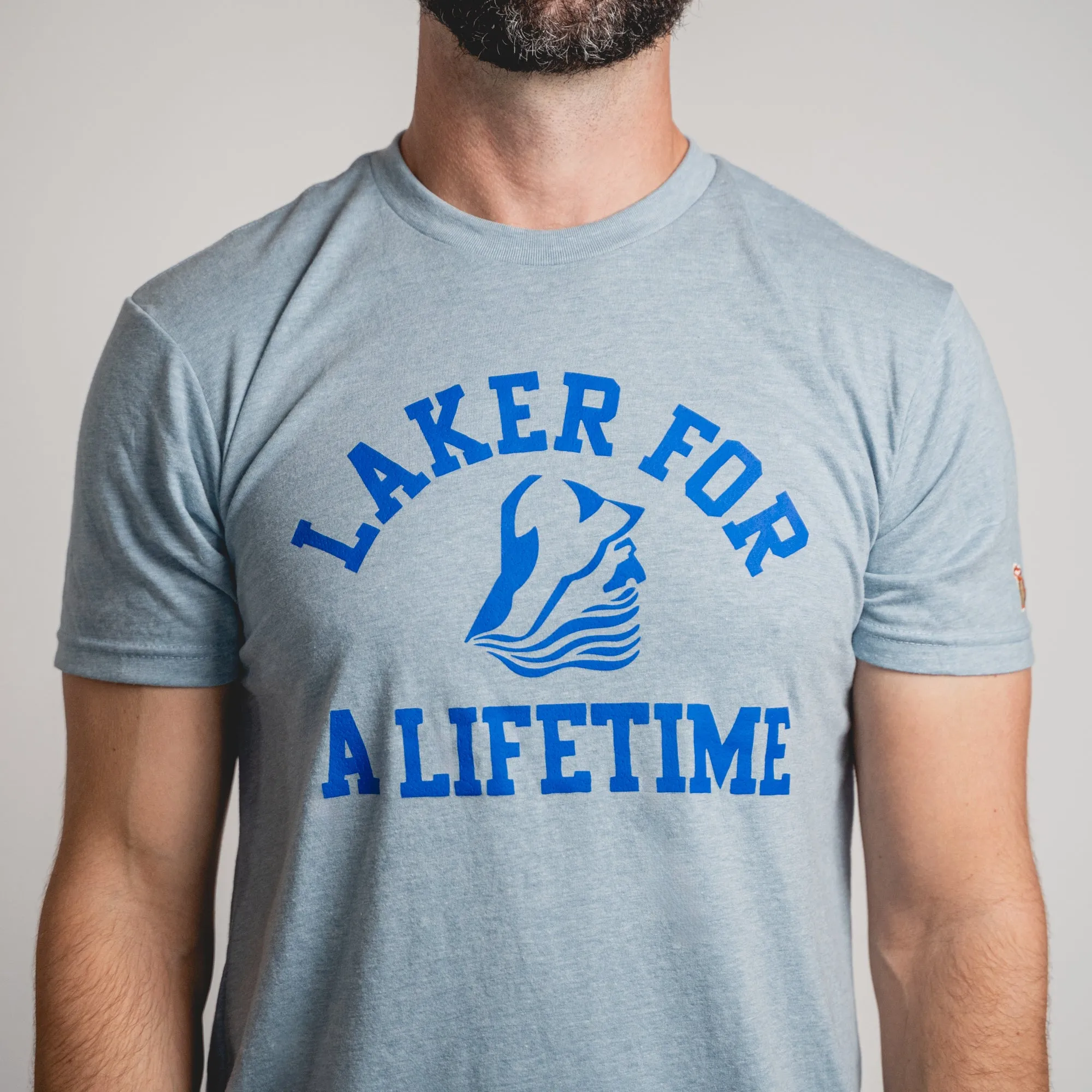 GVSU - LAKER FOR A LIFETIME (UNISEX) Durable Collar Construction Modern Fit