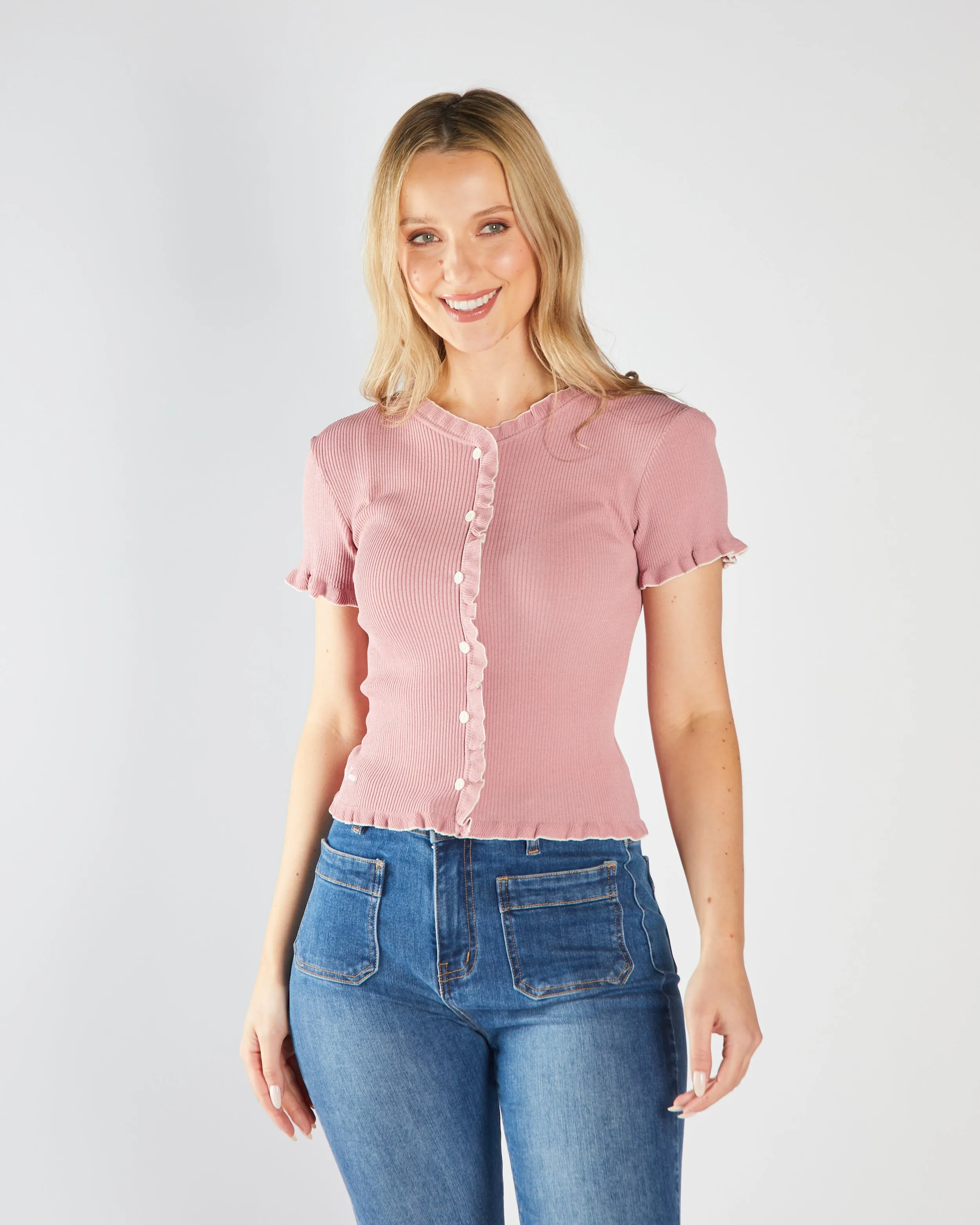 Office Casual TemperatureRegulating Yarn Fidella Knit Lilas