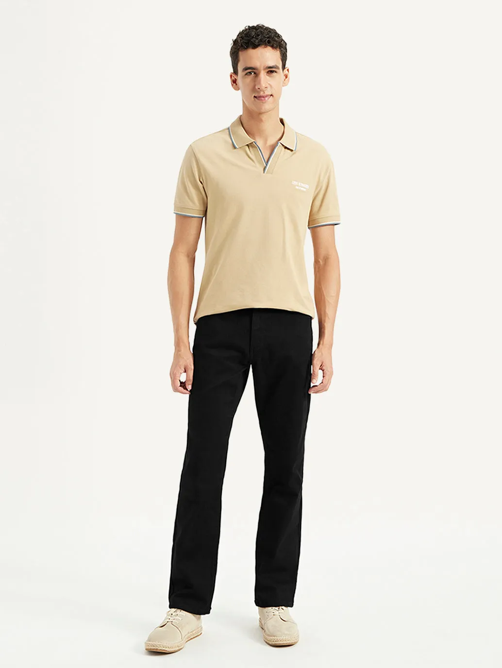 Men's 541 Black Athletic Tapered Fit Mid Rise Jeans Bootcut style Eco Friendly Production