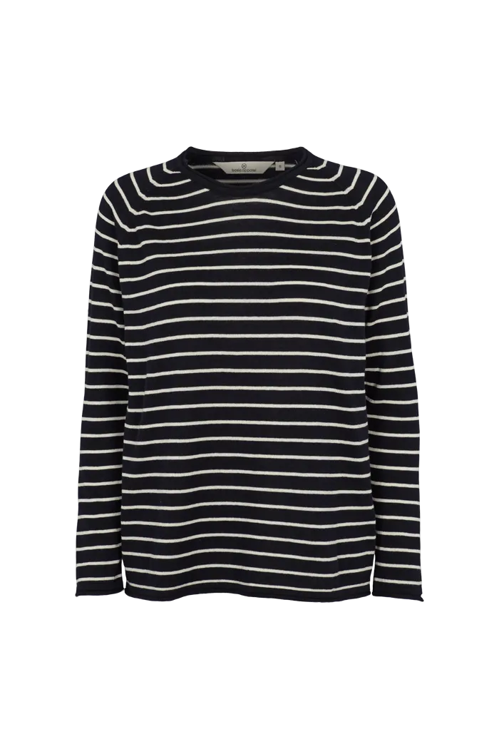 Soya Sweater - Navy/Whisper White SmoothFinish