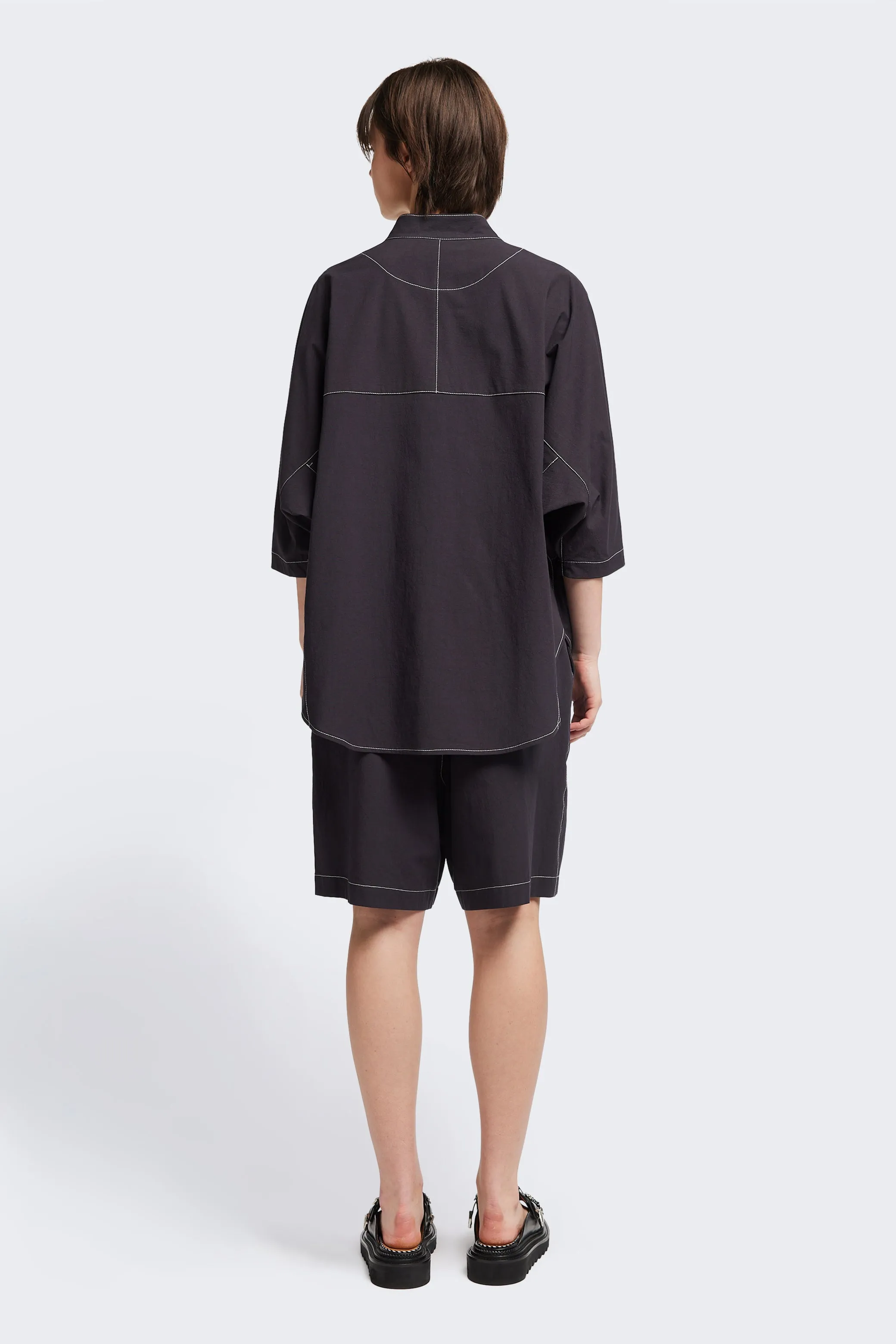 High-Quality Fabric Everyday Layer Idyll Shirt Black