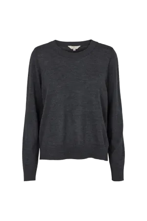 Stretch Recovery Yarn Vera Sweater - Dark Grey Mel.