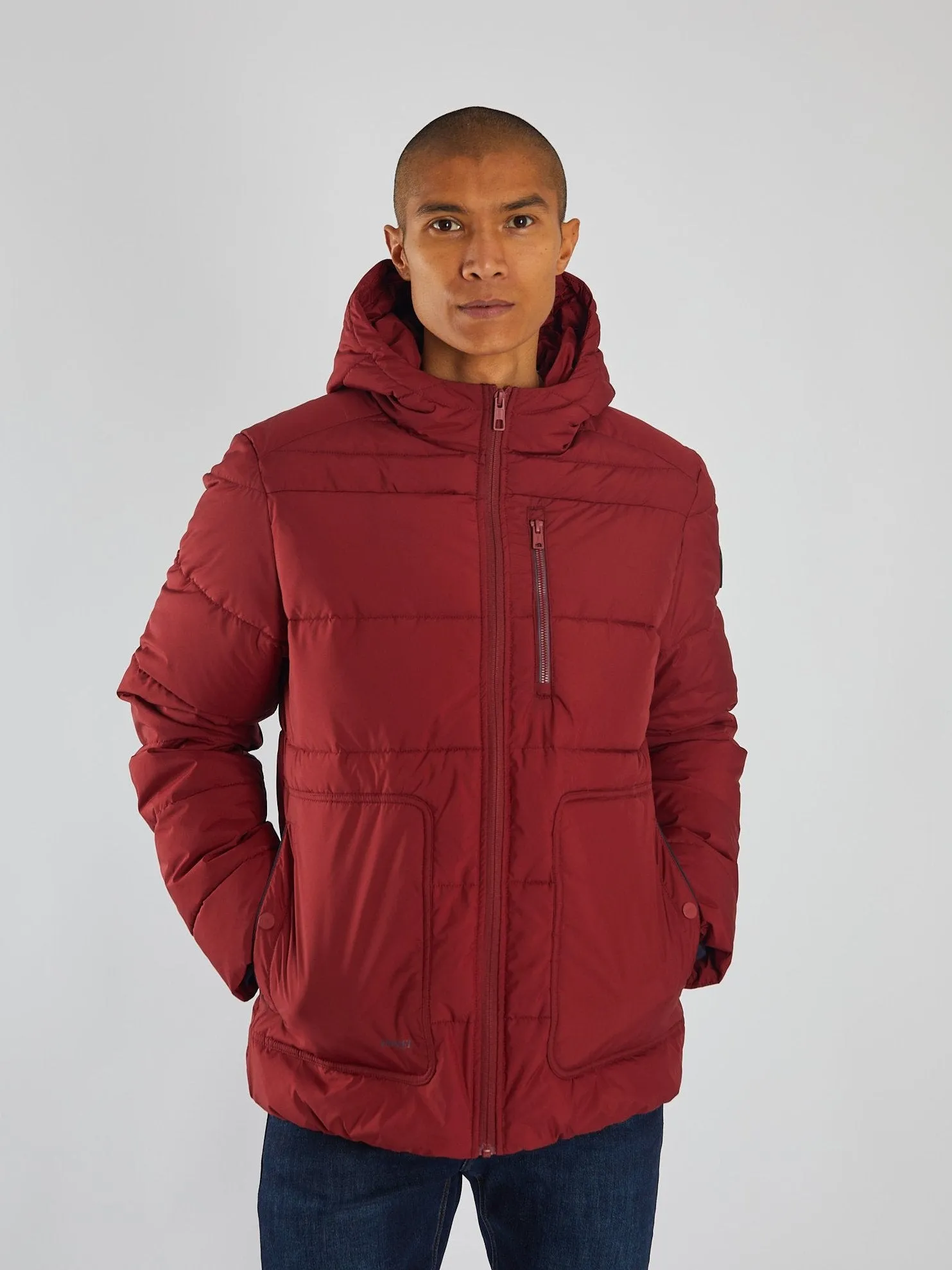 Storm Jacket Havana Red Flexible Insulation Seamless Knit Cuffs
