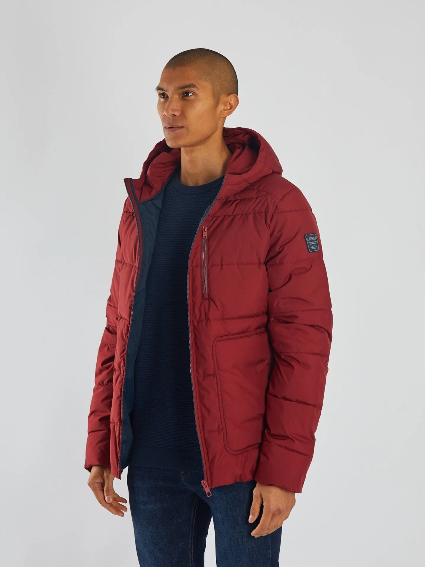 Stylish Comfort ReinforcedEdging Storm Jacket Havana Red
