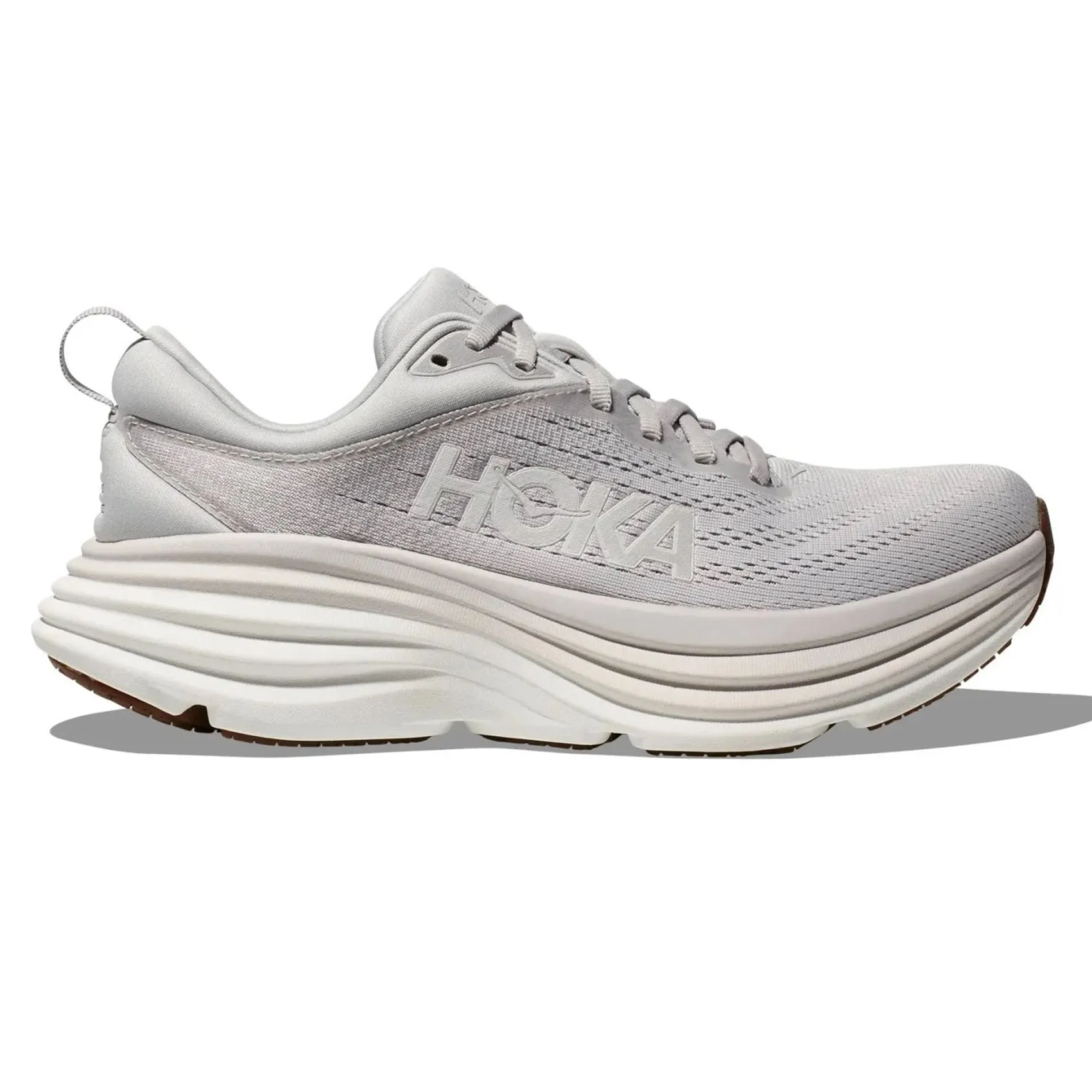 Mens HOKA Bondi 8 Rubber Sole Comfort Grip