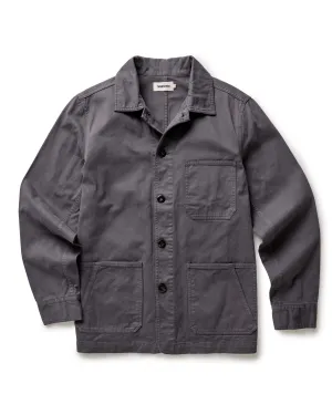 The Ojai Jacket in Organic Charcoal Foundation Twill Simple Outer
