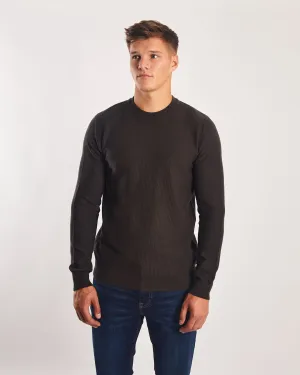 Moisture Wicking Technology Natural Drape Sam Sweater Peat Moss