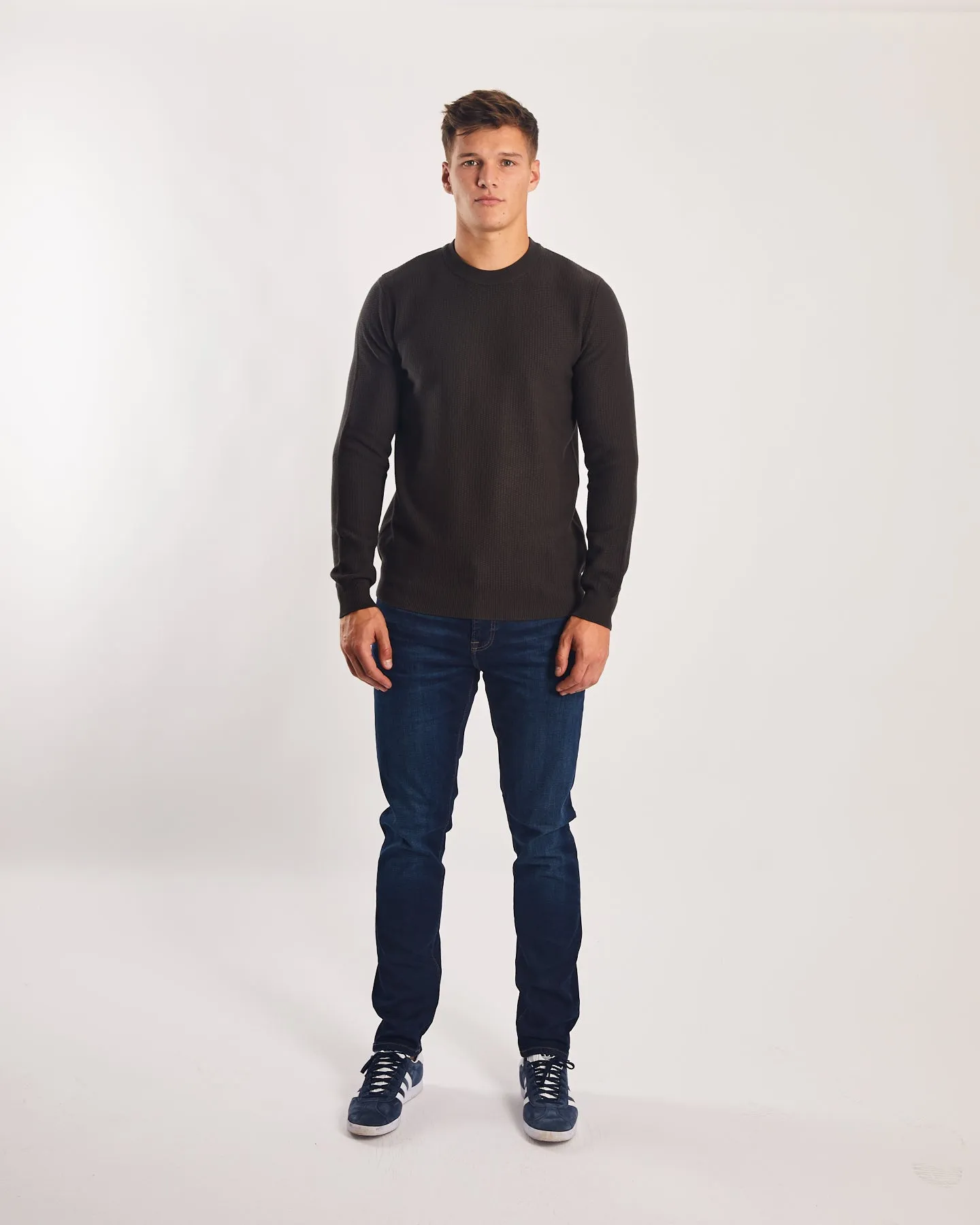 Sam Sweater Peat Moss Simple Comforted