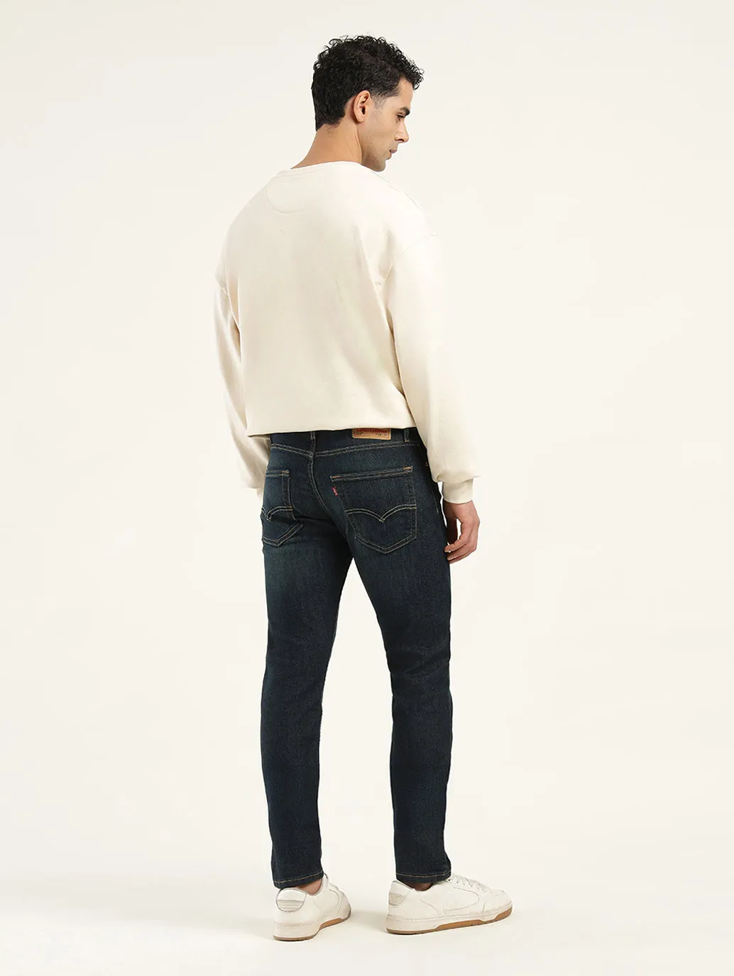 Men's 512 Blue Slim Tapered Fit Mid Rise Jeans Layer Friendly Piece