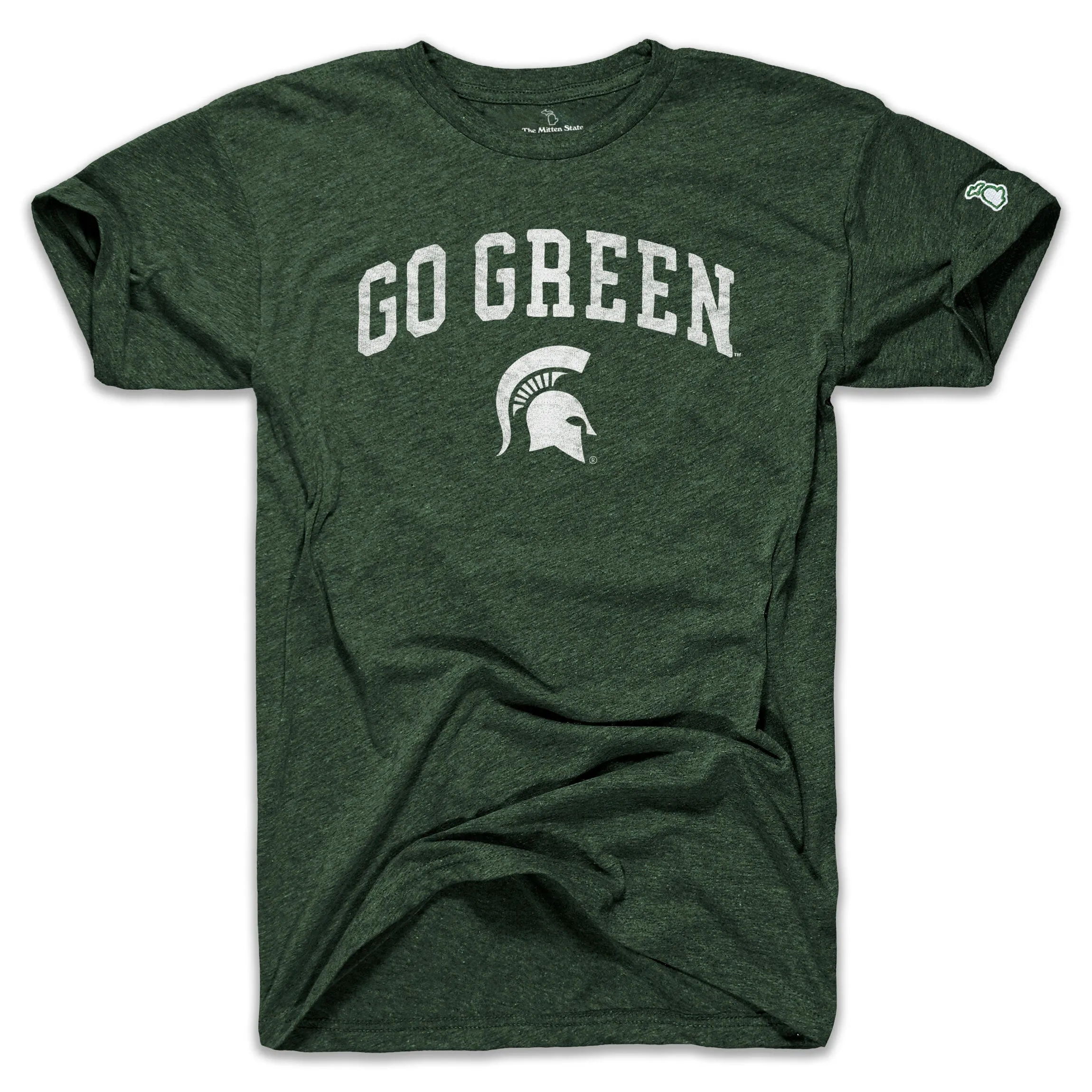 MSU - GO GREEN (UNISEX) cotton material Sleek Fit