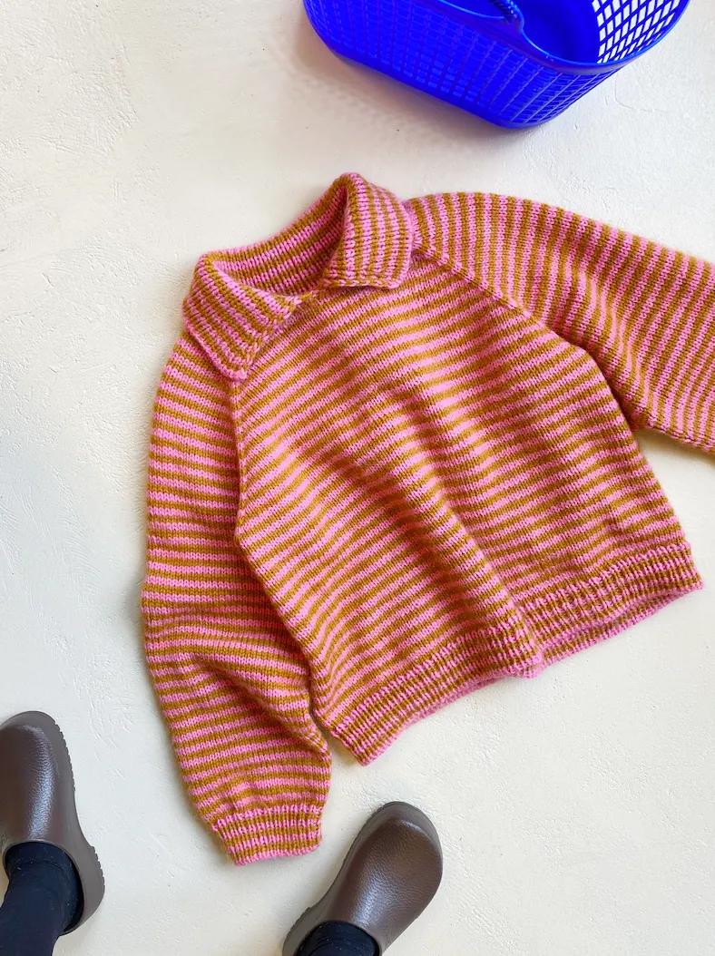 Midweight Feel Warm Essentials Stripe Overload Polo