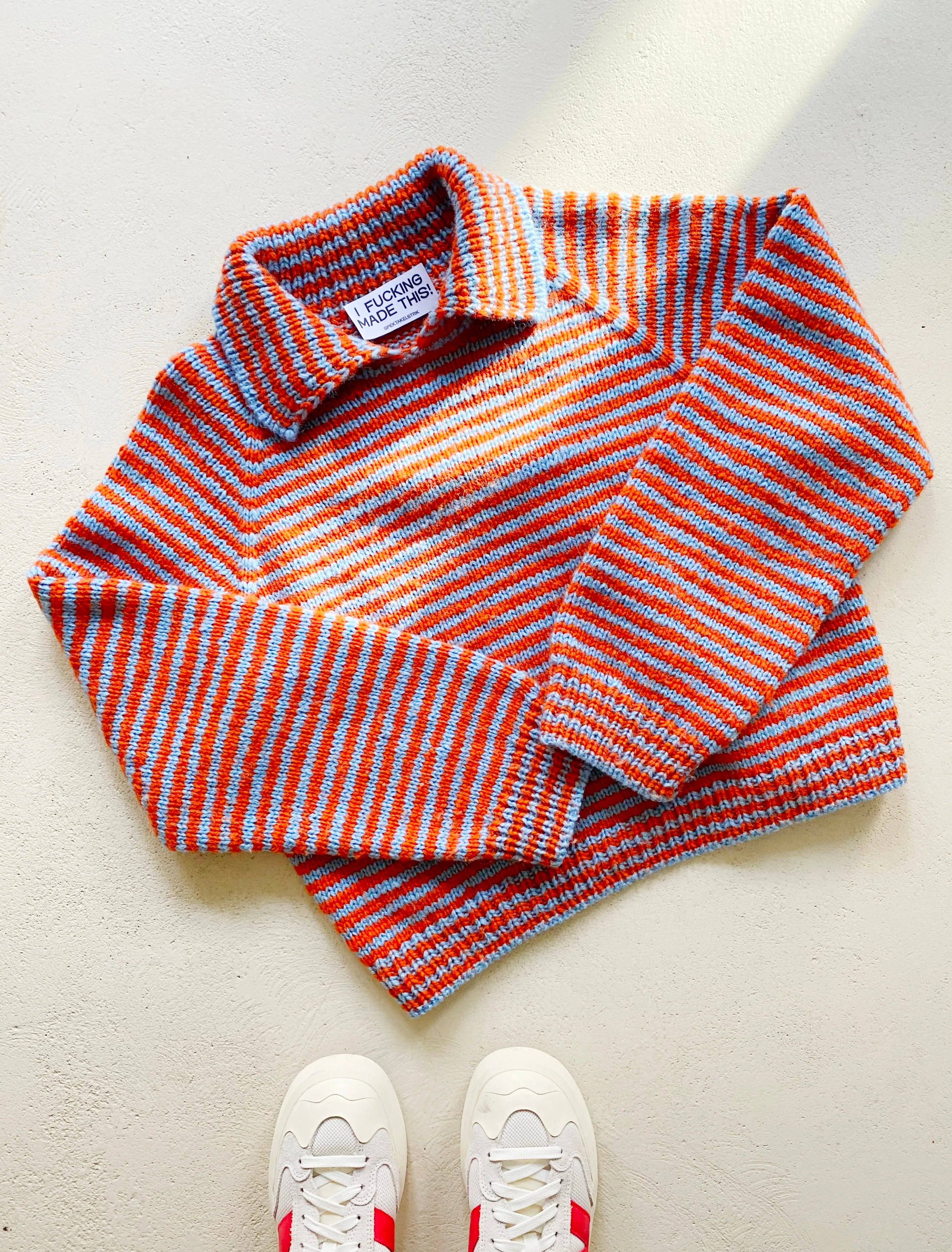 Stripe Overload Polo Fade Resistant Dye Neat Look