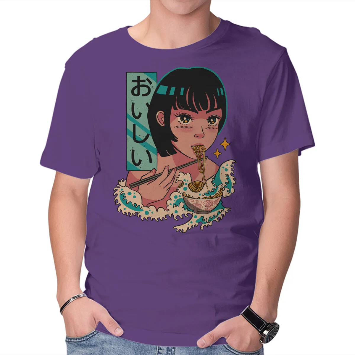 Floral Pattern Layer Ready Fit Tasty Waves Of Ramen