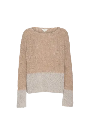 Pelucia Cable Stripe - Caroline Rose/Camel Melange Day Wear