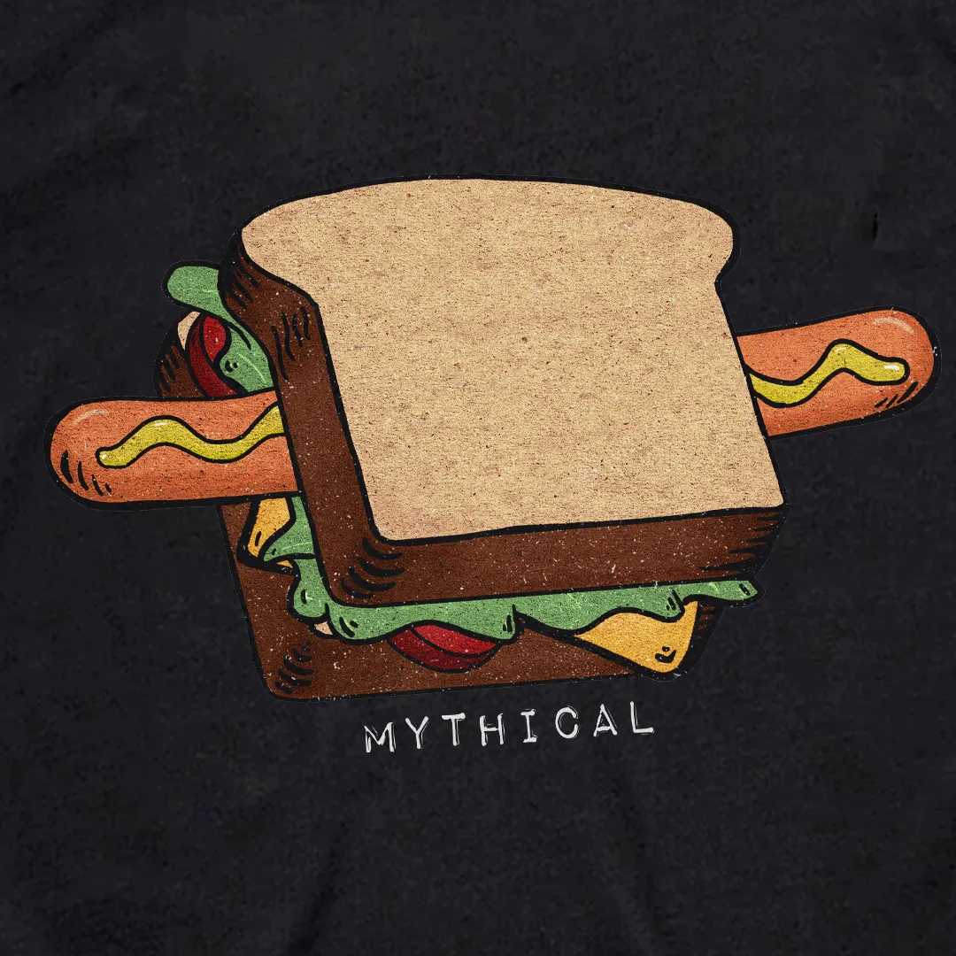A Hot Dog Is A Sandwich Logo Tee Perfect Fit