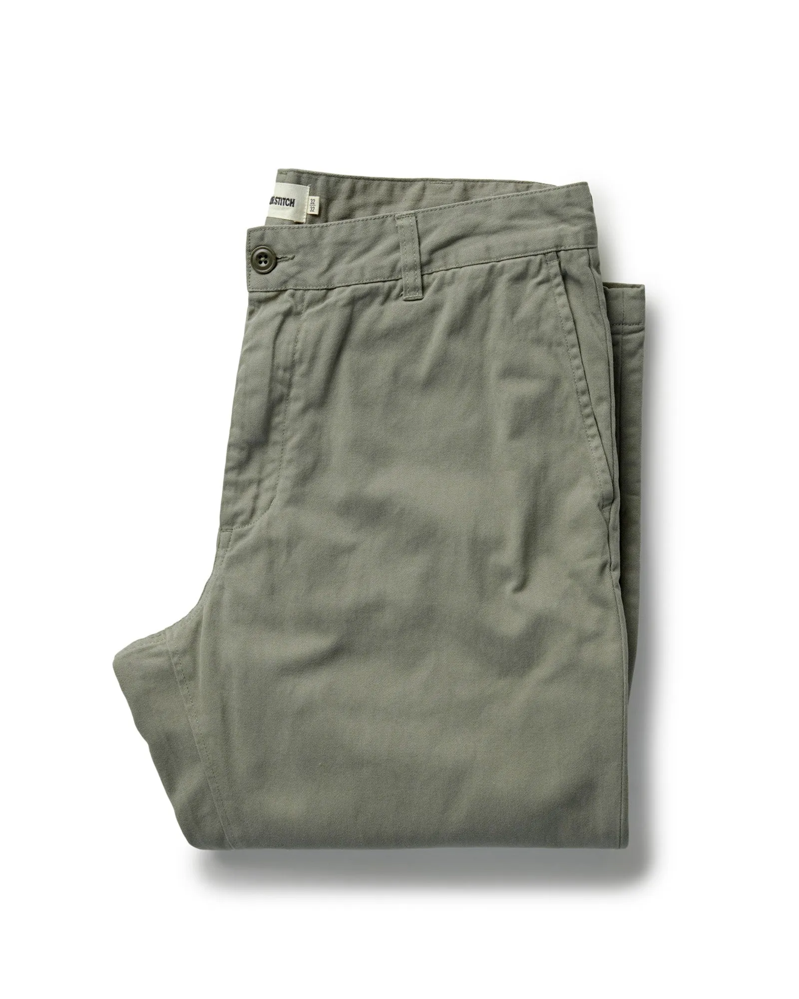 The Democratic Foundation Pant in Organic Smoked Olive Agile Fit Comfort Flex