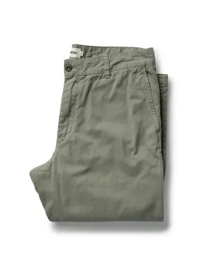 The Democratic Foundation Pant in Organic Smoked Olive Agile Fit Comfort Flex