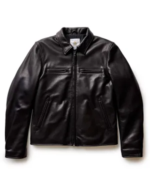 Double stitching Odor Resistant Tech The Moto Jacket in Black Steerhide