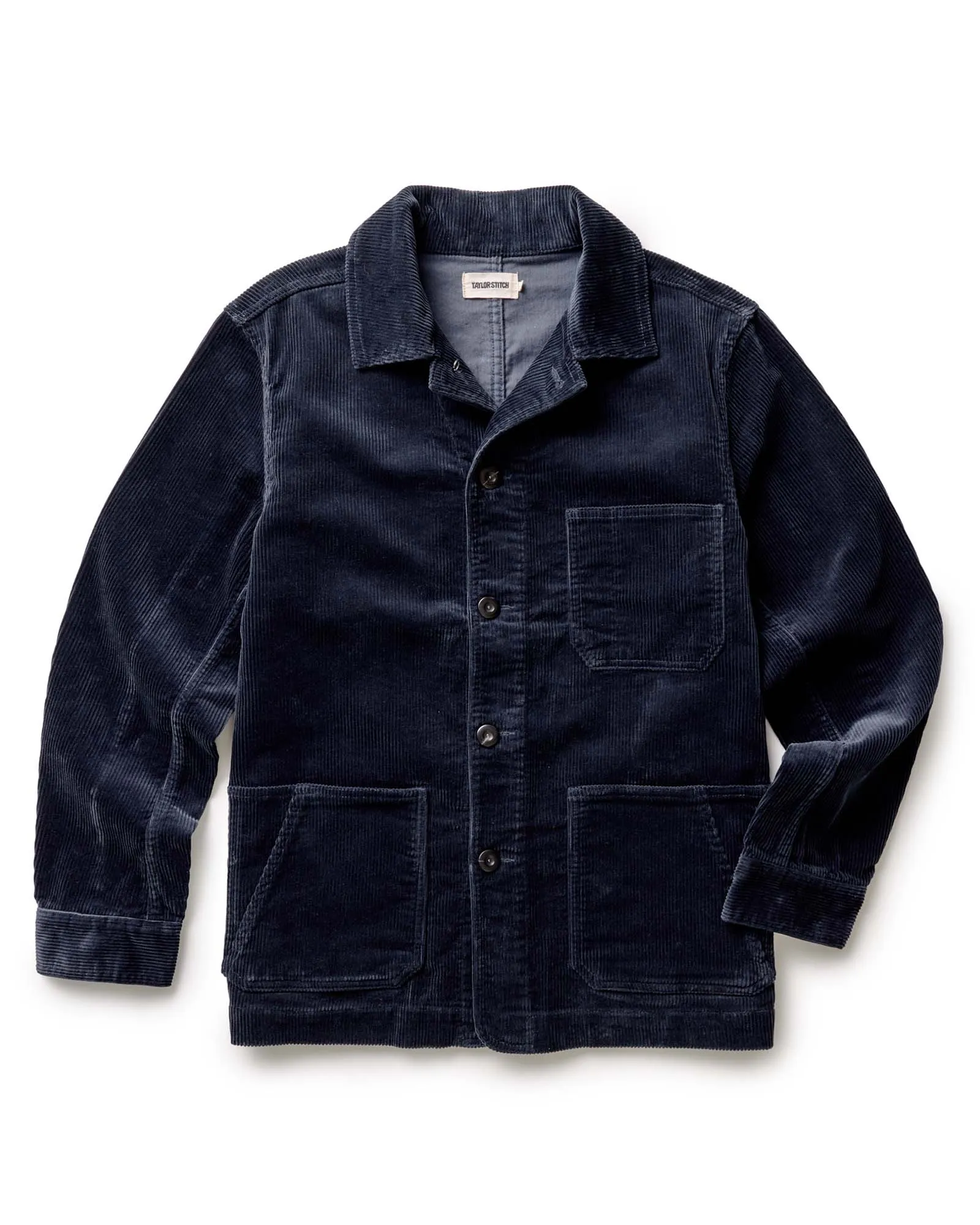 Moisture Wicking Finish QuickAccess Pockets The Ojai Jacket in Dark Navy Corduroy