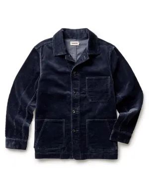Moisture Wicking Finish QuickAccess Pockets The Ojai Jacket in Dark Navy Corduroy